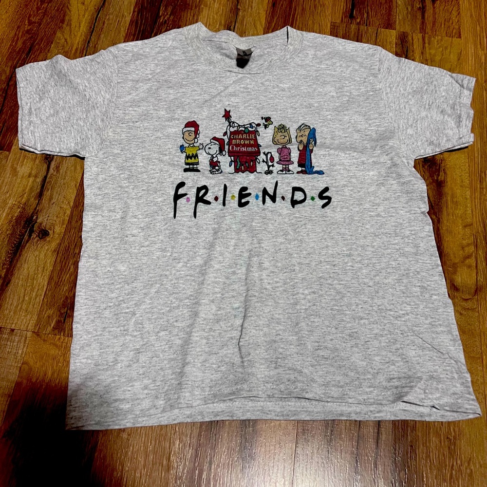 Youth Medium Friends Charlie Brown Shirt